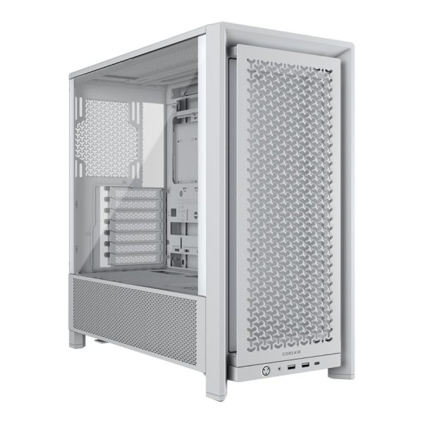Corsair PC Case | Frame 4000D Modular | White | Mid-Tower | Power supply included No