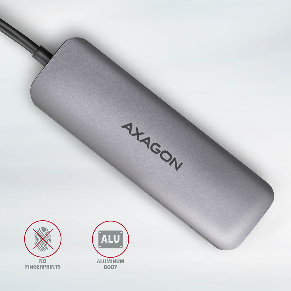 AXAGON SuperSpeed USB-C COMBO 5in1 Hub | HMC-5 - Image 8