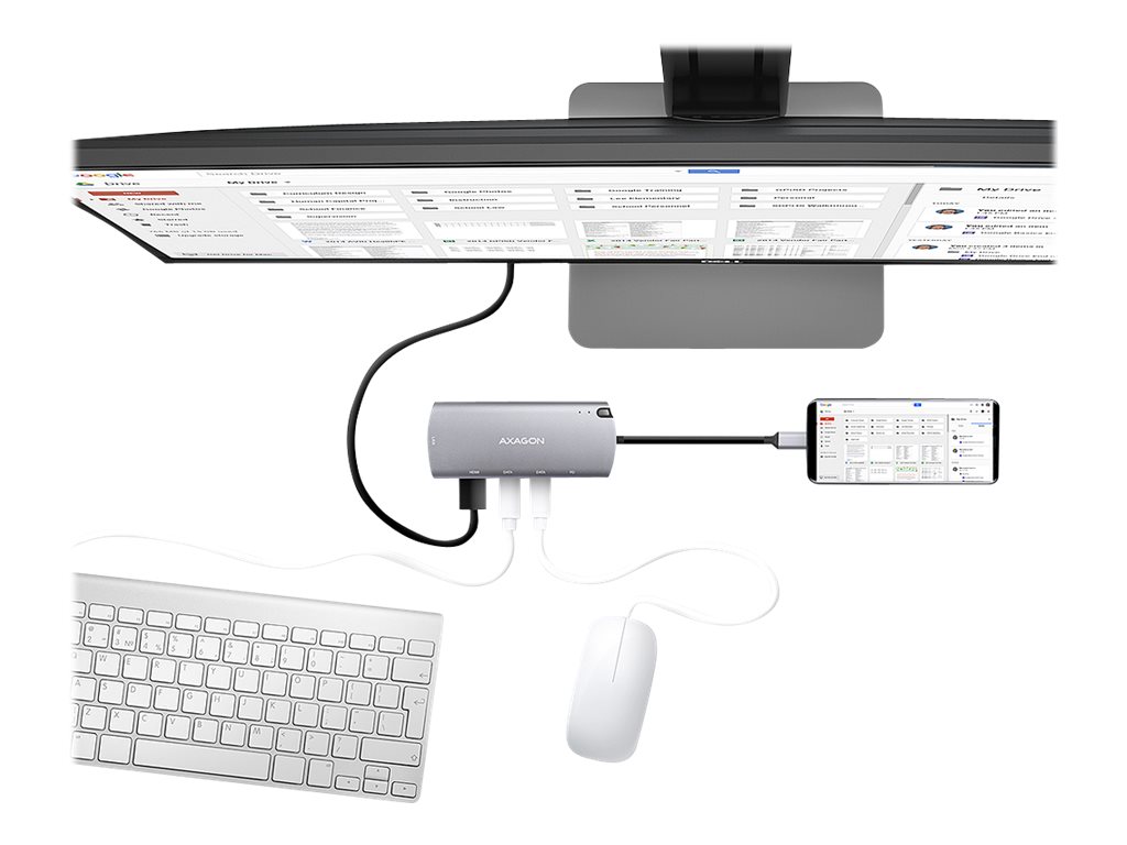 AXAGON SuperSpeed USB-C Combo 6in1 Hub | HMC-6M2 - Image 22