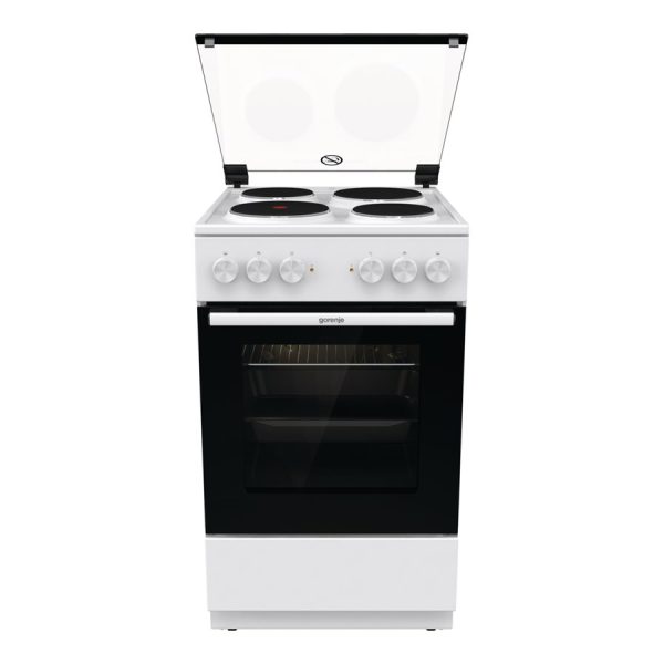 Gorenje Cooker | GE5A21WH | Hob type Electric | Oven type Electric | White | Width 50 cm | Grilling | Depth 59.4 cm | 68 L