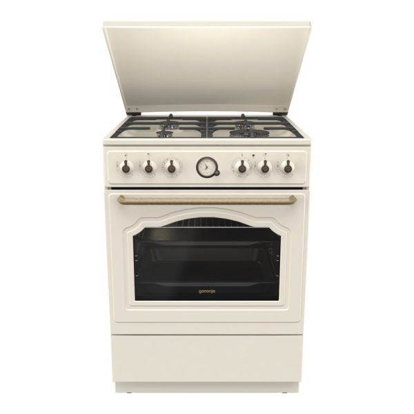 Gorenje Cooker | GKS6C71CLI | Hob type Gas | Oven type Electric | Gold | Width 60 cm | Depth 60 cm | 71 L