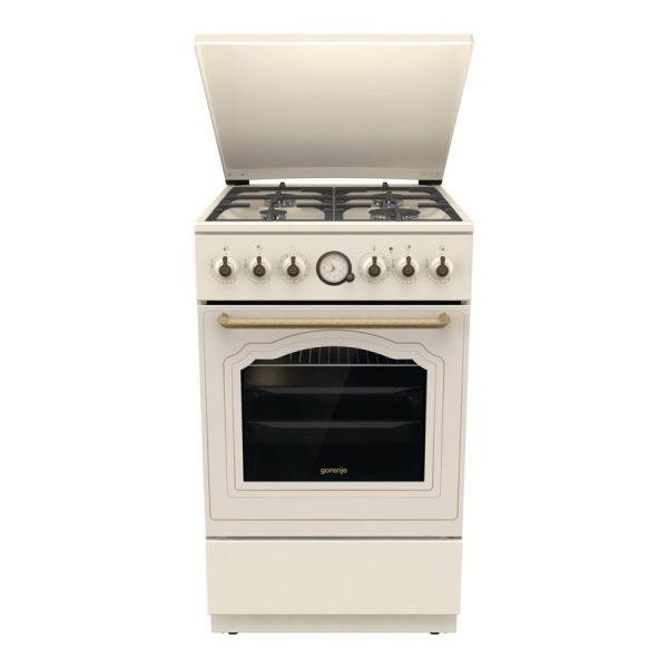 Gorenje Cooker | GKS5B70CLI | Hob type Gas | Oven type Electric | Sandy | Width 50 cm | Depth 59.4 cm | 70 L