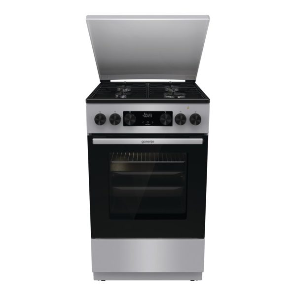 Gorenje Cooker | GK5C42SH | Hob type Gas | Oven type Electric | Grey | Width 50 cm | Depth 59.4 cm | 70 L