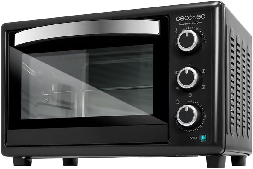 Cecotec Mini Oven | Bake&Toast 3090 Black Gyro | 30 L | 1500 W | Black