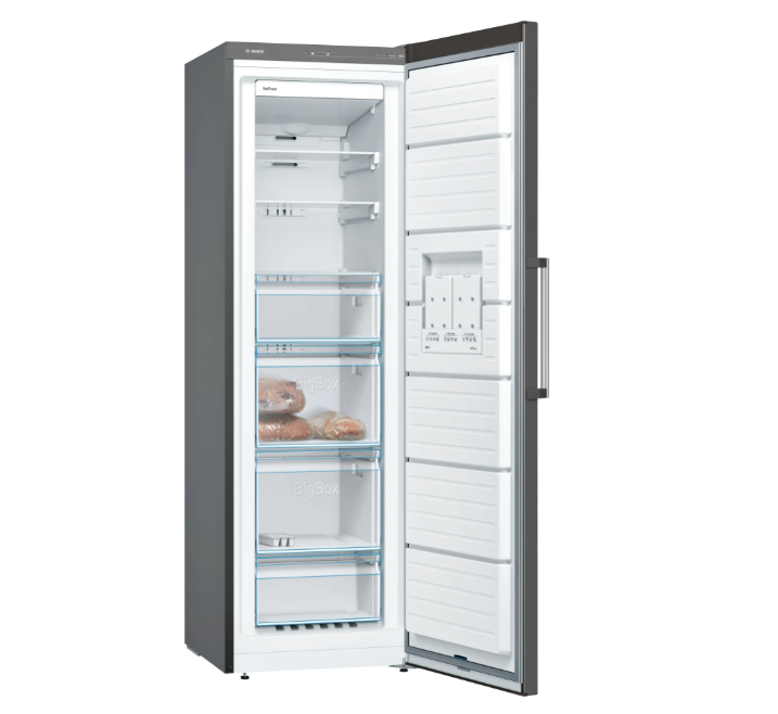 Bosch | Freezer | GSN36VXEP | Energy efficiency class E | Upright | Free standing | Height 186 cm | Total net capacity 242 L | No Frost system | Stainless steel - Image 3