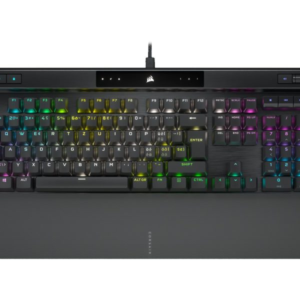 Corsair Mechanical Gaming Keyboard with PBT DOUBLE SHOT PRO Keycaps | K70 RGB PRO | Gaming keyboard | Wired | Nordic | Black | CHERRY MX SPEED