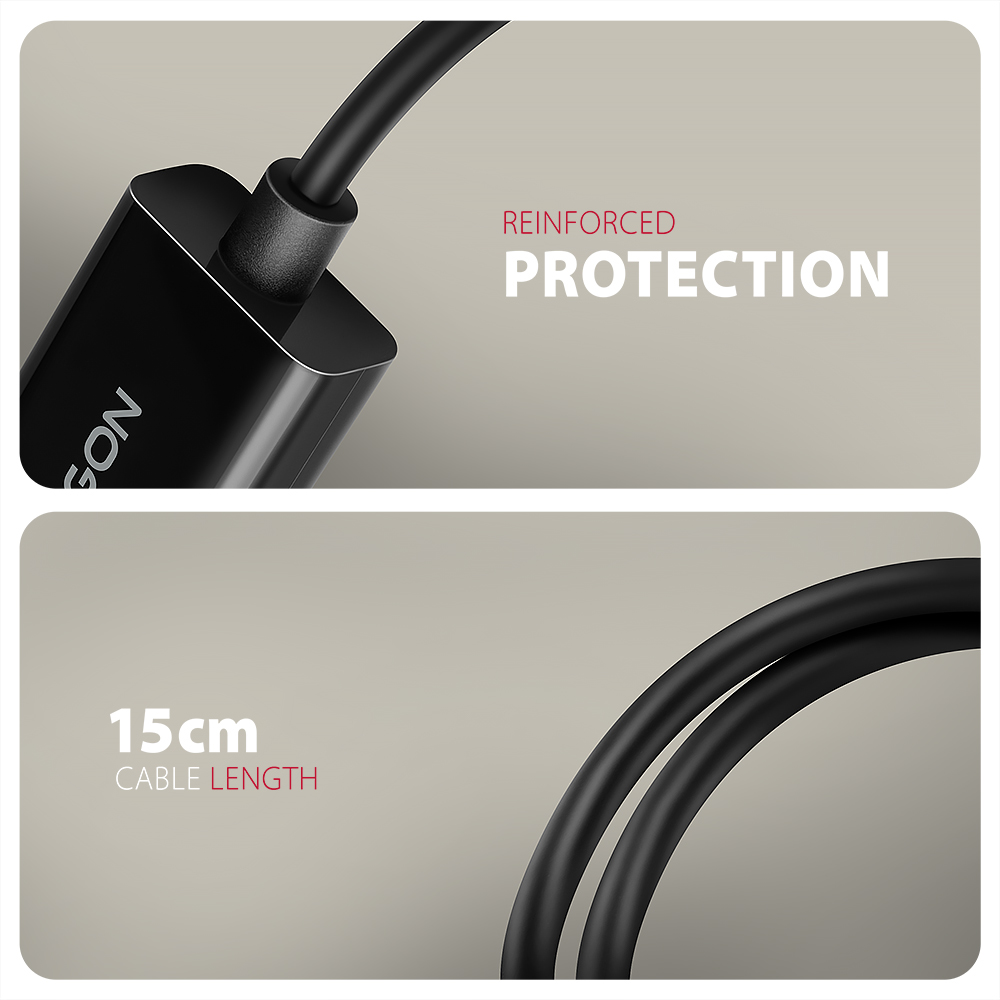 AXAGON Active adapter RVD-HI20N | DisplayPort to HDMI | 0.15 m - Image 3
