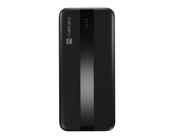 Natec Power Bank | Trevi Slim Q V2 | 10000 mAh | Black