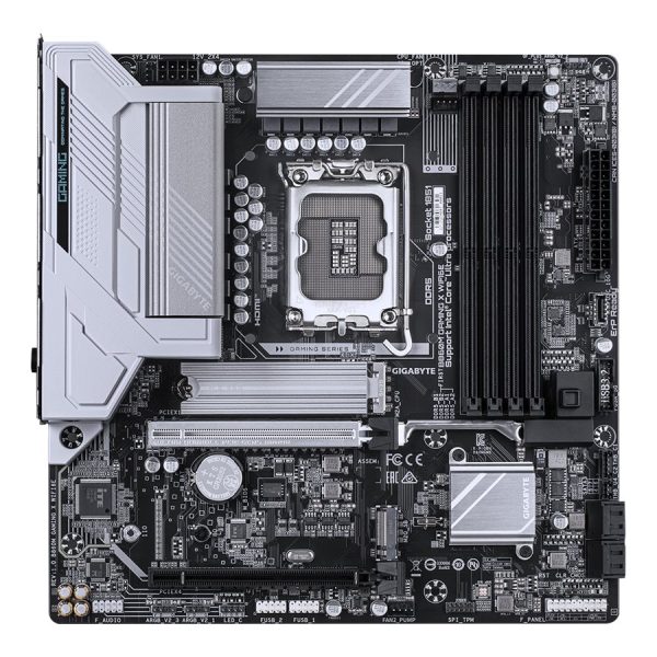 Gigabyte B860M GAMING X WIFI6E | Processor family Intel | Processor socket LGA1851 | DDR5 | Supported hard disk drive interfaces M.2, SATA | Number of SATA connectors 4