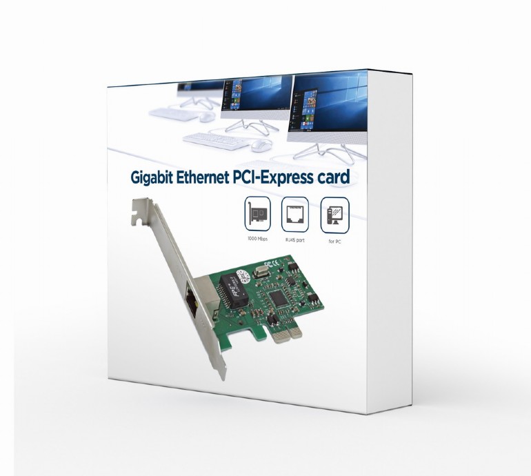 Gembird Gigabit Ethernet PCI-Express card, Realtek chipset | NIC-GX1