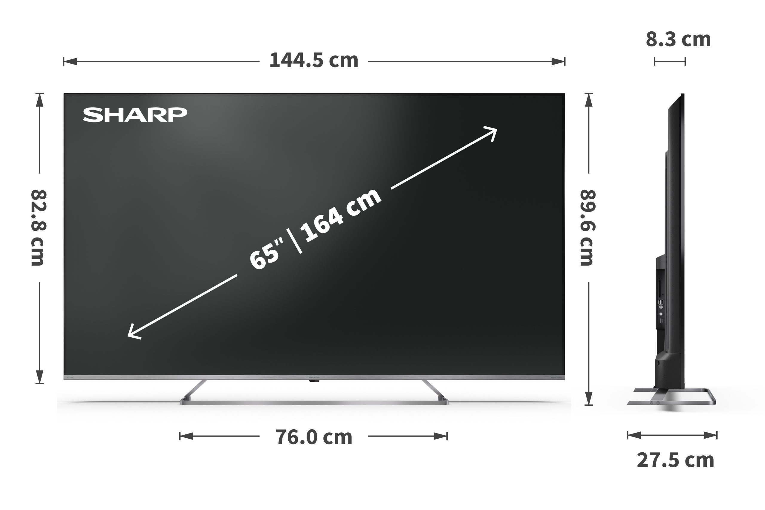 Sharp 4K Ultra HD QLED MiniLED TV | 65JP7265E | 55 | Smart TV | Google TV | UHD - Image 5