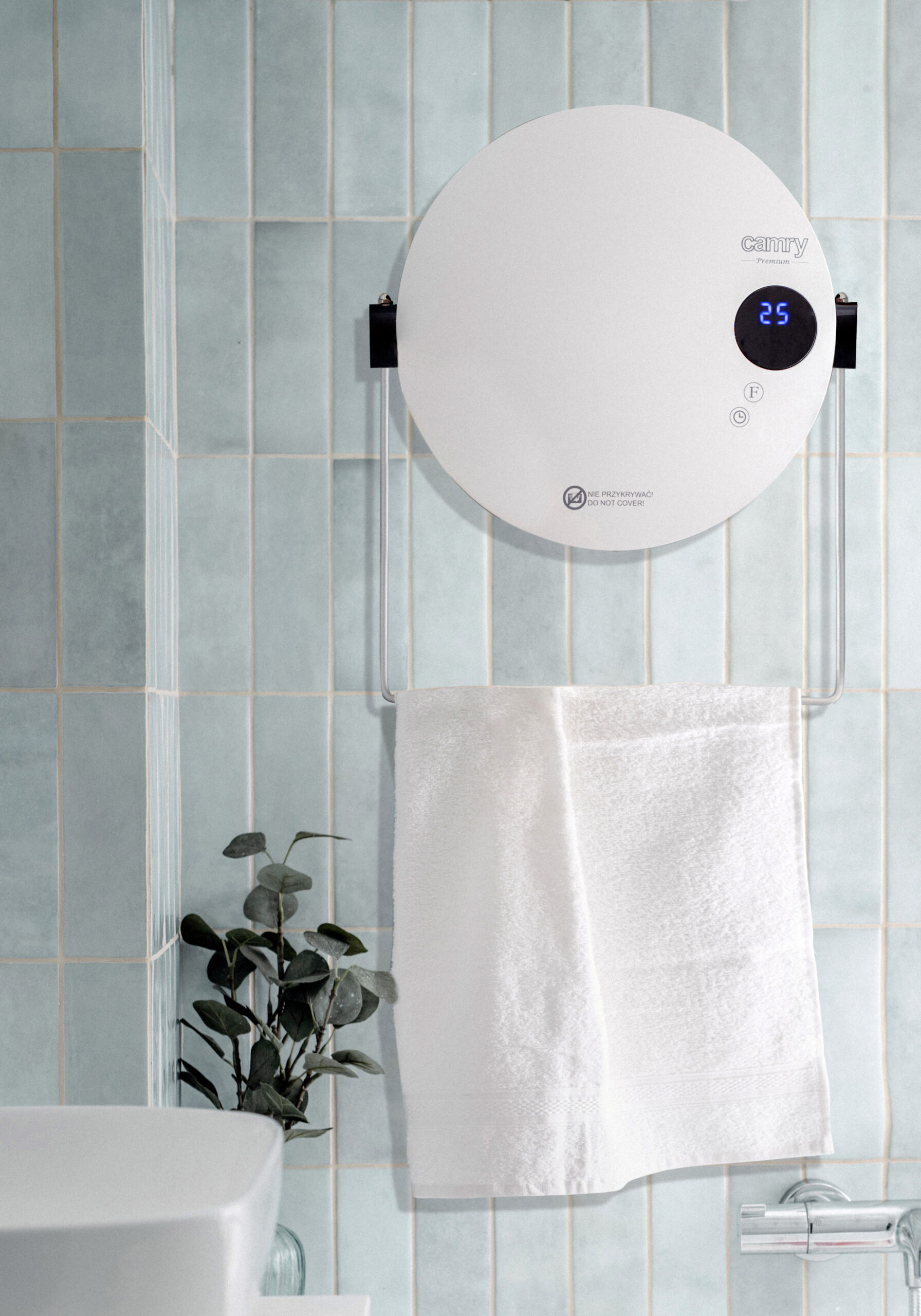 Camry | CR 7747 | Bathroom heater | 2000 W | Number of power levels 2 | White | IPX 2 - Image 3