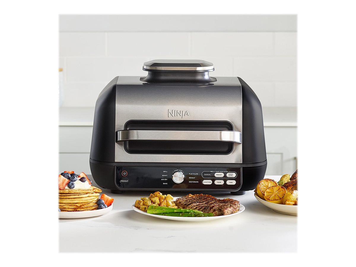 NINJA | Foodi MAX Pro Health Grill, Flat Plate and Air Fryer | AG651EU | Capacity 3.8 L | Black - Image 12