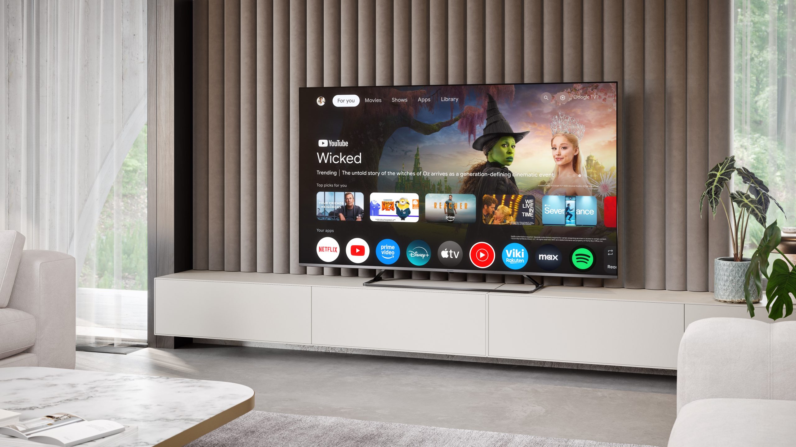 Sharp 4K Ultra HD QLED MiniLED TV | 65JP7265E | 55 | Smart TV | Google TV | UHD - Image 7