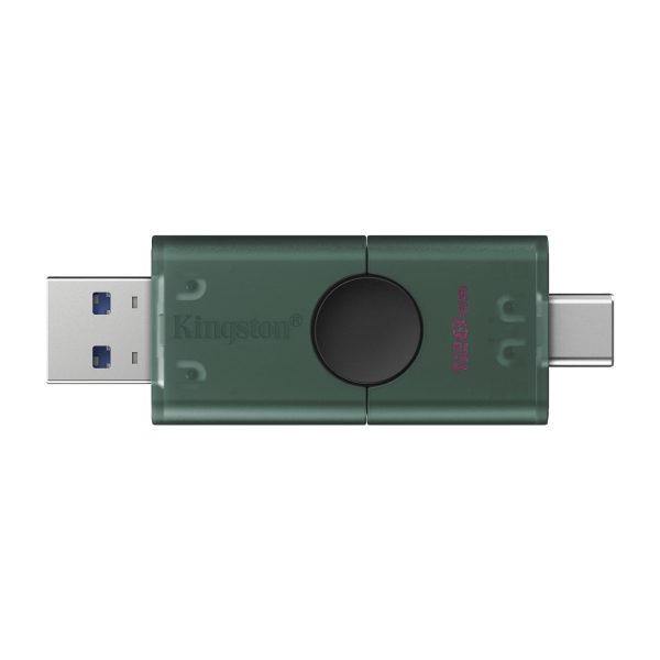 Kingston DataTraveler Duo | 128 GB | USB 3.2 Gen 1 | Black/Green