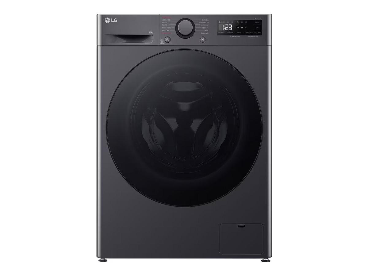 LG Washing machine | F4WR511S2M | Energy efficiency class A-10% | Front loading | Washing capacity 11 kg | 1400 RPM | Depth 57 cm | Width 60 cm | Display | LED | Steam function | Direct drive | White