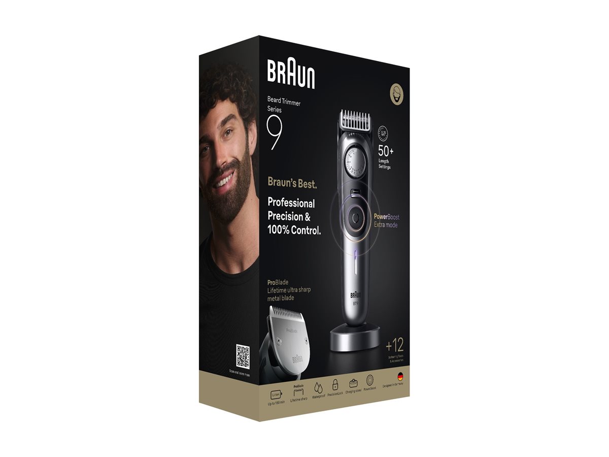 Braun | Beard trimmer | BT9560 | Cordless | Number of length steps 52 - Image 2