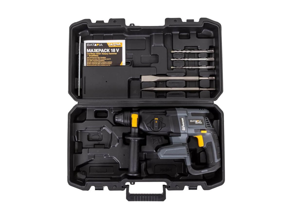 Batavia B.V. 18V Cordless Brushless Rotary Hammer SDS+, Without Battery and Charger in BMC - Image 7