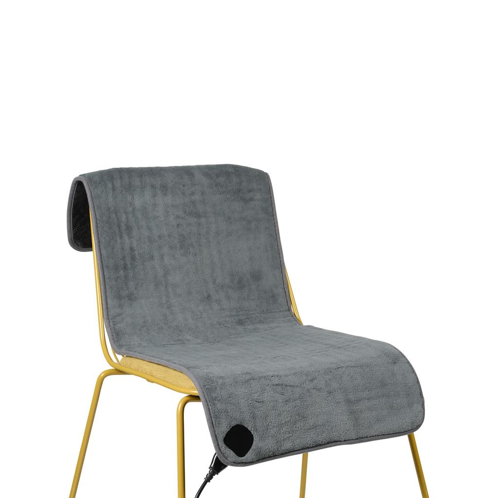 Tristar Electrical chair blanket, 110 x 40 cm | BW-4772 | Number of heating levels 6 | Number of persons 1 | Washable | Remote control | Fleece | 100 W | Grey - Image 2