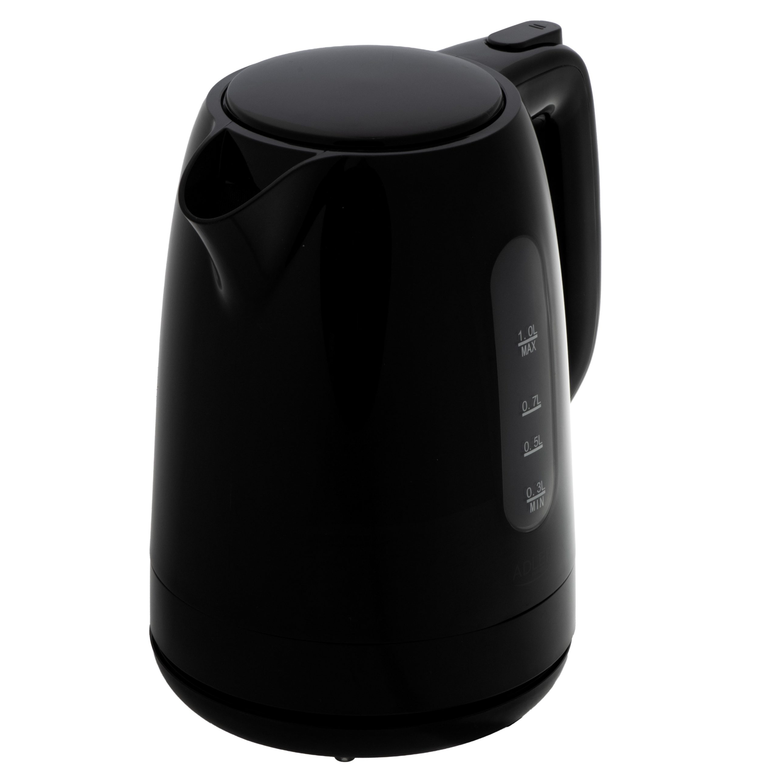 Adler Kettle | AD 1380b | Electric | 2200 W | 1 L | Polypropylene | 360° rotational base | Black - Image 3