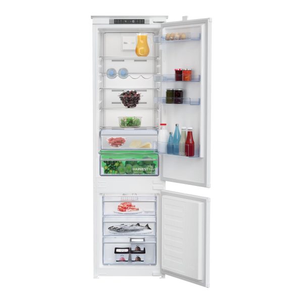 Beko BCNA306E42SN Refrigerator, E, Built-in, Combi, Height 1.935 cm, Fridge 215 L, White | BEKO
