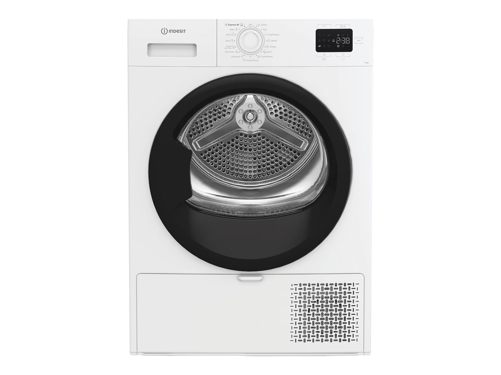 Indesit C YD 92D WB EE Dryer Machine, E, Front loading, 9kg, Depth 60,7cm, White | INDESIT
