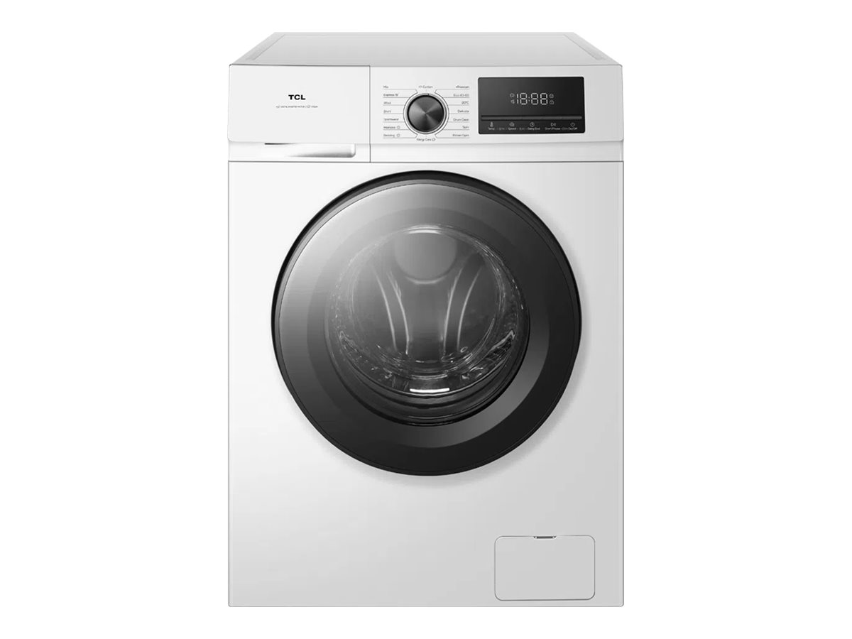 TCL FF1024WA0 Washing machine, A-10%, Front loading, Washing capacity 10 kg, 1400 RPM, Depth 62.5 cm, White | TCL