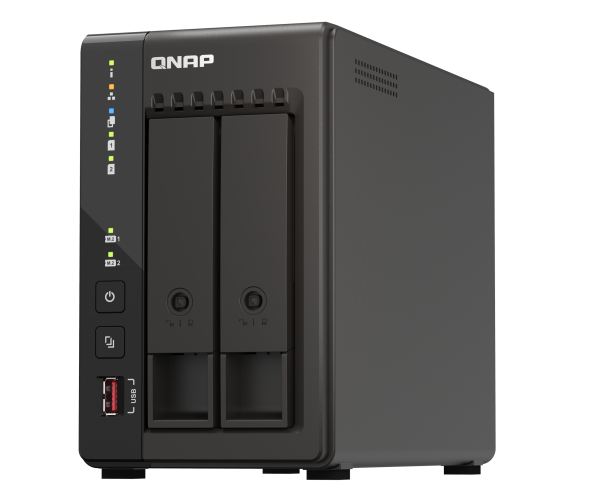 QNAP | 2-Bay desktop NAS | TS-253E-8G | Intel Celeron | J6412 4-core | Processor frequency 2.6 GHz | 8 GB