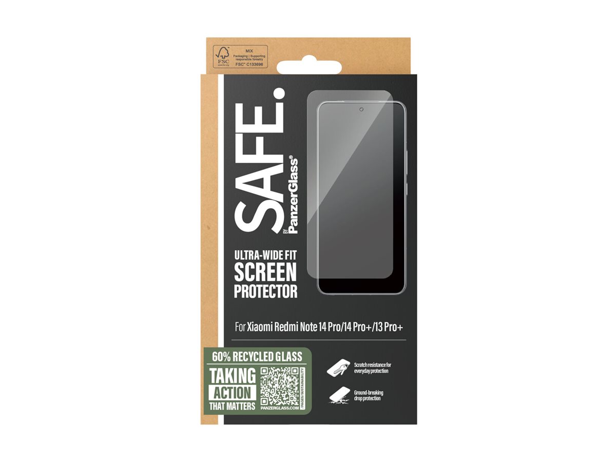 SAFE.PanzerGlass Screen Protector Xiaomi Redmi Note 14 Pro|14 Pro+|13 Pro+|Ultra-Wide Fit | PanzerGlass - Image 4