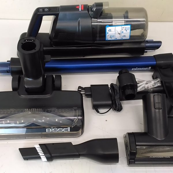 SALE OUT. Bissell PowerClean FurGuard Pro Cordless Stick Vacuum | Bissell Stick Vacuum | PowerClean FurGuard Pro | Cordless operating | 280 W | 25.2 V | Operating time (max) 50 min | Black/Titanium/Midnight Blue | Warranty 60 month(s) | Battery warranty 24 month(s) | USED AS DEMO, DIRTY