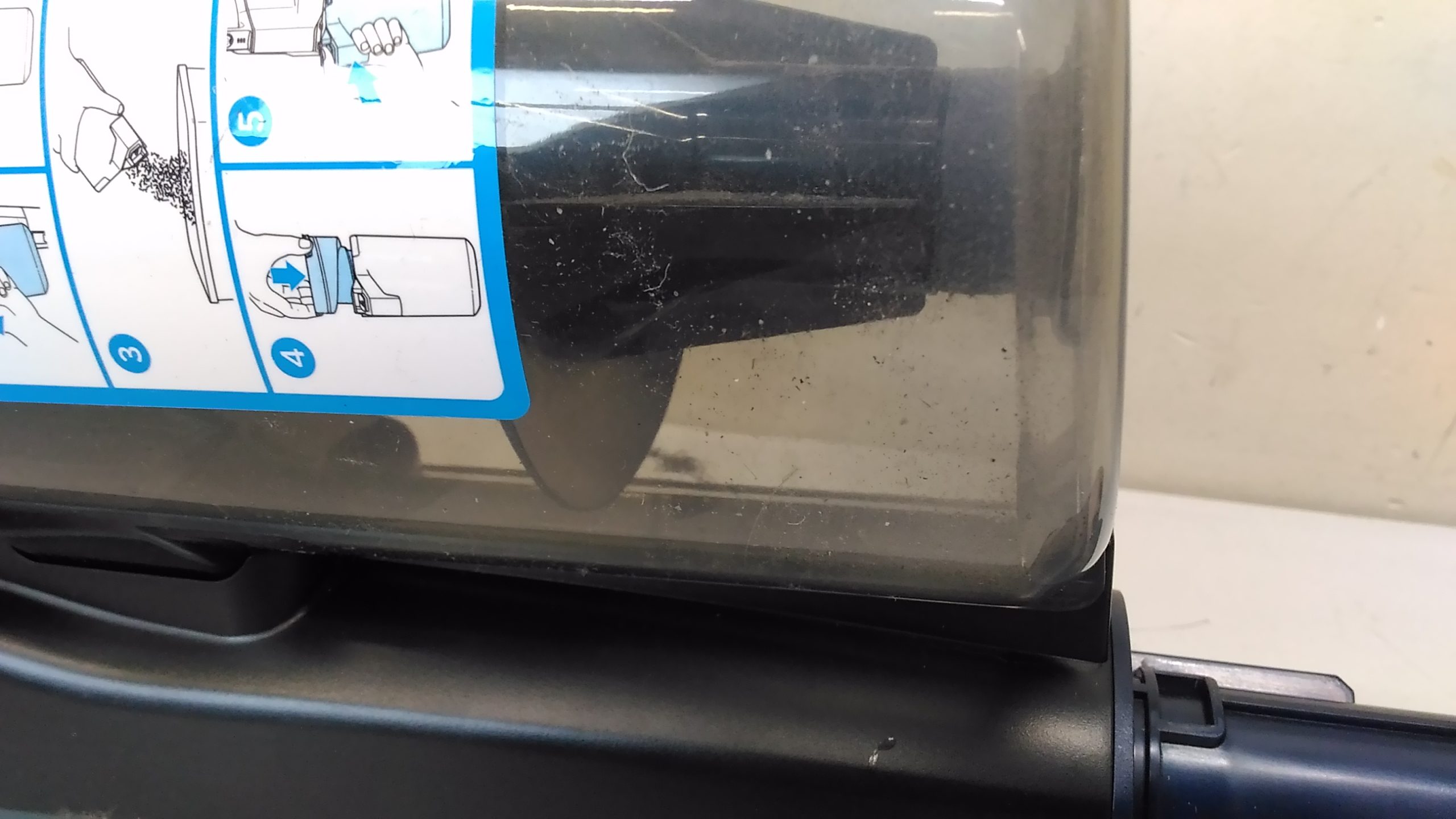 SALE OUT. Bissell PowerClean FurGuard Pro Cordless Stick Vacuum | Bissell Stick Vacuum | PowerClean FurGuard Pro | Cordless operating | 280 W | 25.2 V | Operating time (max) 50 min | Black/Titanium/Midnight Blue | Warranty 60 month(s) | Battery warranty 24 month(s) | USED AS DEMO, DIRTY - Image 2