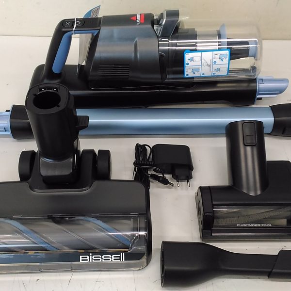 SALE OUT. Bissell PowerClean FurFinder Select Cordless Stick Vacuum | Bissell Stick Vacuum | PowerClean FurFinder Select | Cordless operating | 200 W | 25.2 V | Operating time (max) 40 min | Black/Titanium/Lake Blue | Warranty 60 month(s) | Battery warranty 24 month(s) | UNPACKED, NOT USED