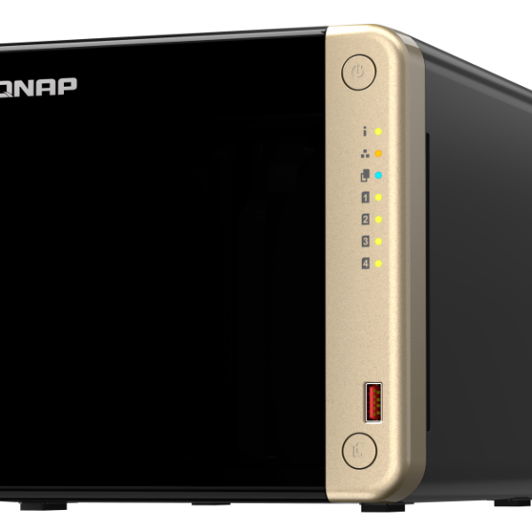 QNAP | 4-Bay desktop NAS | TS-464-8G | Intel Celeron | N5095 4-core | Processor frequency 2.9 GHz | 8 GB