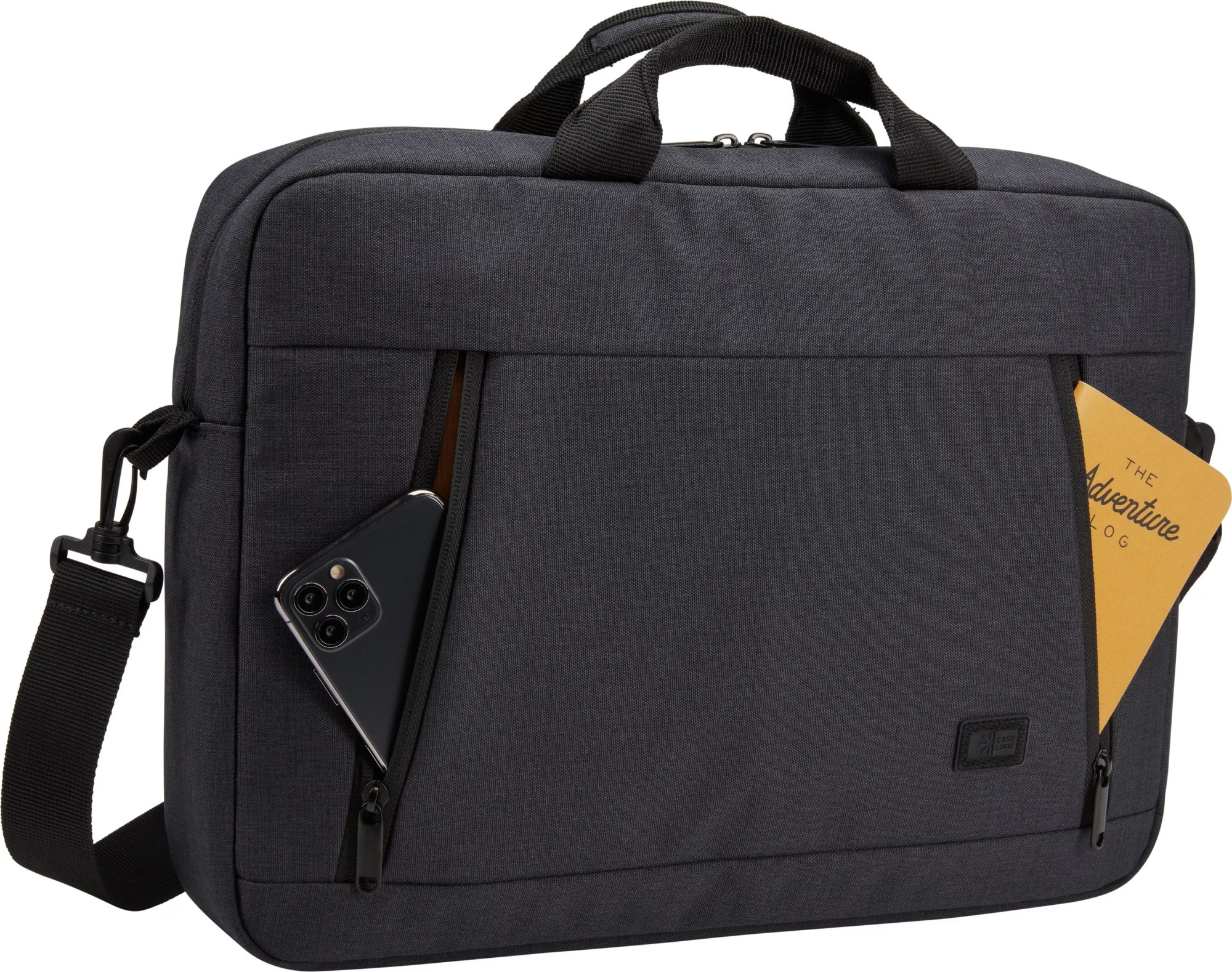 Case Logic Huxton | Fits up to size 16 " | Laptop attaché | Black | Shoulder strap - Image 2