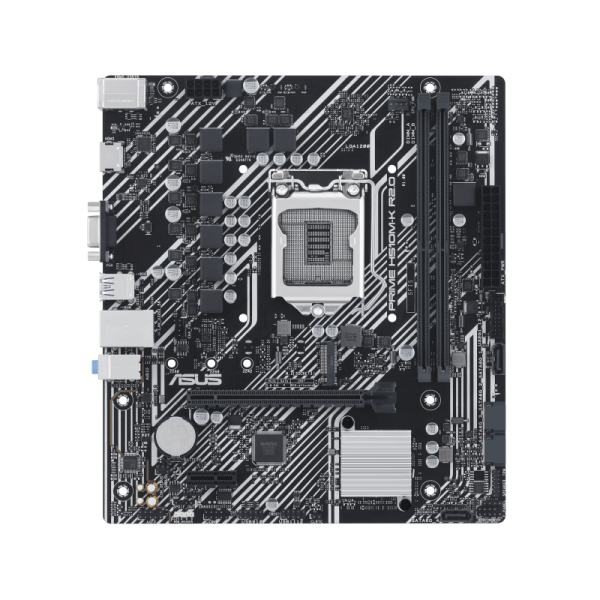 Asus | PRIME H510M-K R2.0 | Processor family Intel | Processor socket LGA1200 | DDR4 DIMM | Memory slots 2 | Supported hard disk drive interfaces SATA, M.2 | Number of SATA connectors 4 | Chipset Intel H470 | micro-ATX
