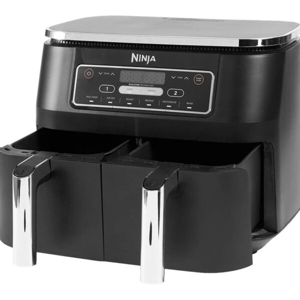 NINJA | Air Fryer | AF300 | Power 1 frying compartment: 1200 W; 2 frying compartments: 2400 W W | Capacity 7.6 L | Black