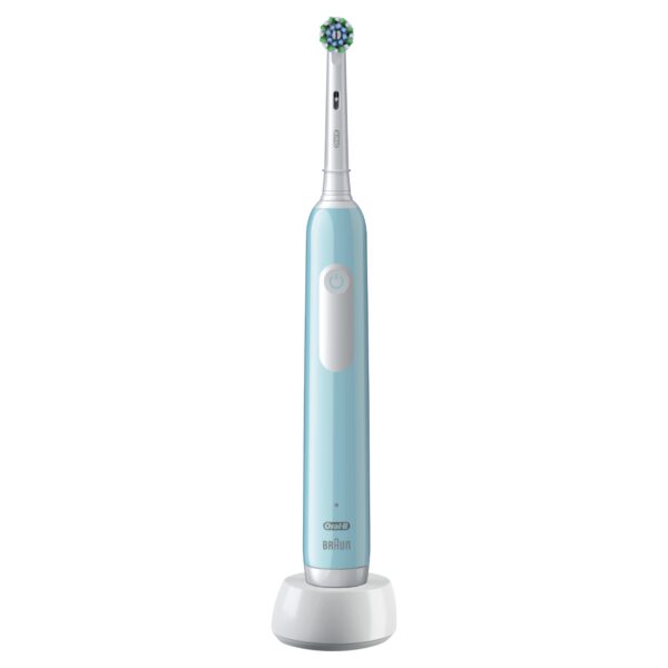 Oral-B | Electric Toothbrush | Pro Series 1 Cross Action | Rechargeable | For adults | Number of brush heads included 1 | Number of teeth brushing modes 3 | Caribbean Blue