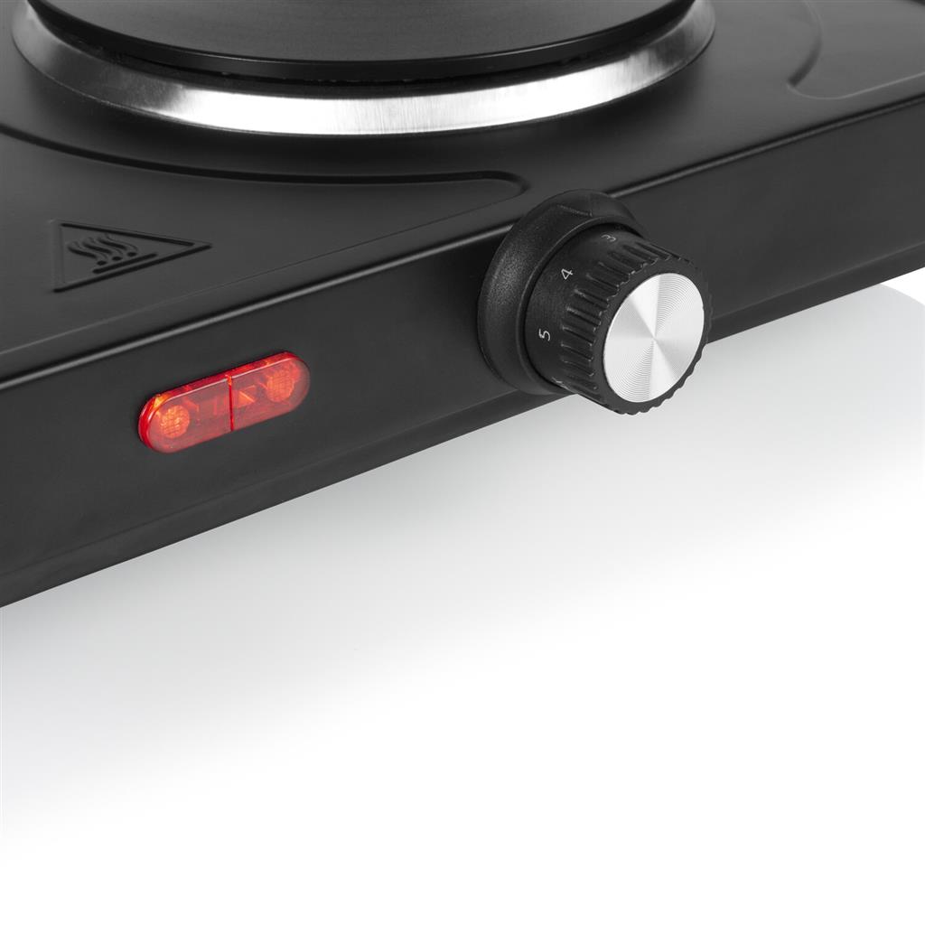 Tristar Table Hob | KP-6152 | Number of burners/cooking zones 2 | Black | Electric - Image 5