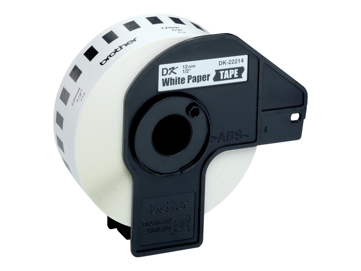 Brother | DK-22214 Continuous Length Paper Label | Black, White | DK | 12mm | 30.5 m - Image 5