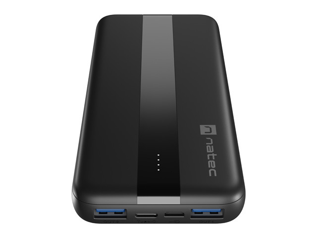 Natec Power Bank | Trevi Slim Q V2 | 10000 mAh | Black - Image 7