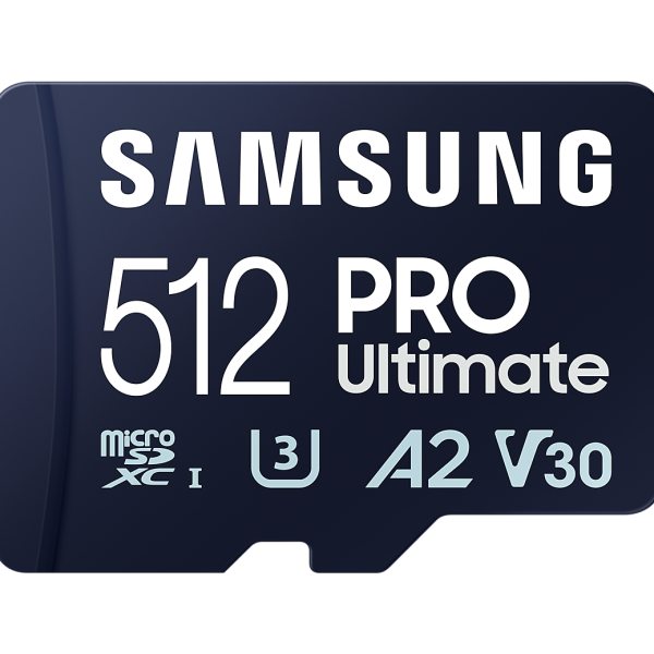 Samsung | MicroSD Card | PRO Ultimate | 512 GB | microSDXC Memory Card | Flash memory class U3, V30, A2 | SD adapter
