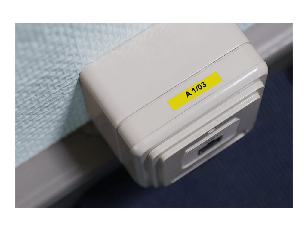 Brother | TZe-611 Laminated Tape | Black on Yellow | TZe | 8 m | 6 cm - Image 13