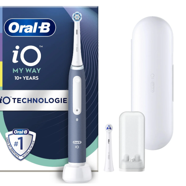 Oral-B | Electric Toothbrush Teens | iO10 My Way | Rechargeable | For adults | Number of brush heads included 2 | Number of teeth brushing modes 4 | Ocean Blue