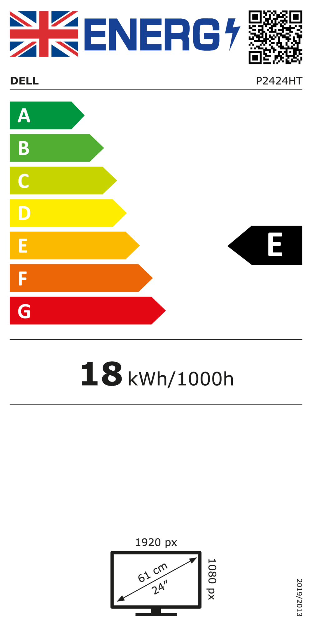 Dell | Touch Monitor | P2424HT | 24 " | IPS | FHD | 16:9 | 60 Hz | 5 ms | Touchscreen | 1920 x 1080 | 300 cd/m² | HDMI ports quantity 1 | Silver, Black - Image 19