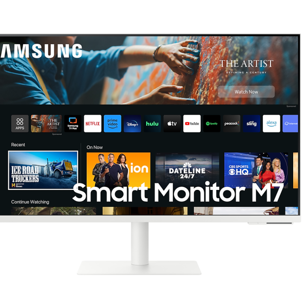 Samsung | 4K Smart monitor M70C with integrated apps | LS27CM703UUXDU | 27 " | VA | 16:9 | 60 Hz | 4 ms | 3840 x 2160 pixels | 300 cd/m² | HDMI ports quantity 1 | White