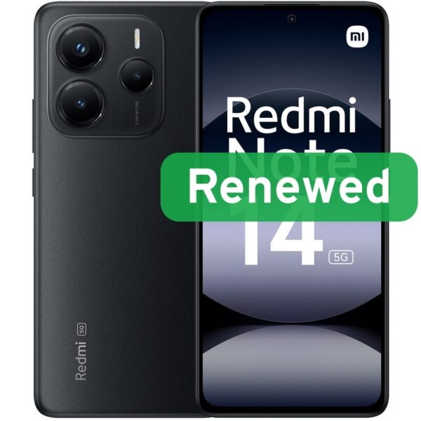 Xiaomi Renewed Grade A++ | Redmi Note 14 5G | Midnight Black | 6.6 " | AMOLED | 256 GB | 5G | Android
