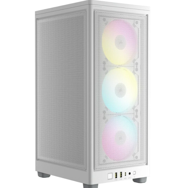 Corsair | RGB AIRFLOW PC Case | 2000D | White | Mini-ITX | Power supply included No | SFX