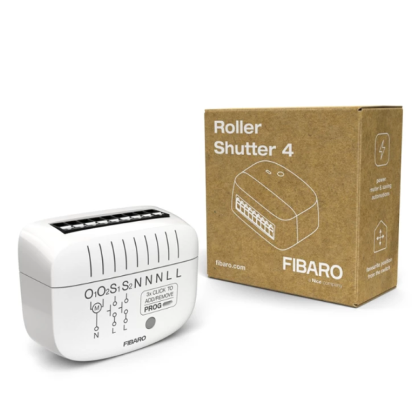 Fibaro | Roller Shutter 4, Z-Wave Plus EU | FGR-224 ZW8 868,4 MHz