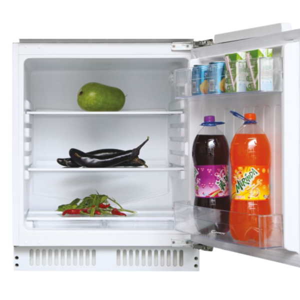 Candy Refrigerator | CMLS68EW | Energy efficiency class E | Built-in | Larder | Height 82 cm | Fridge net capacity 135 L | Display | 39 dB | White
