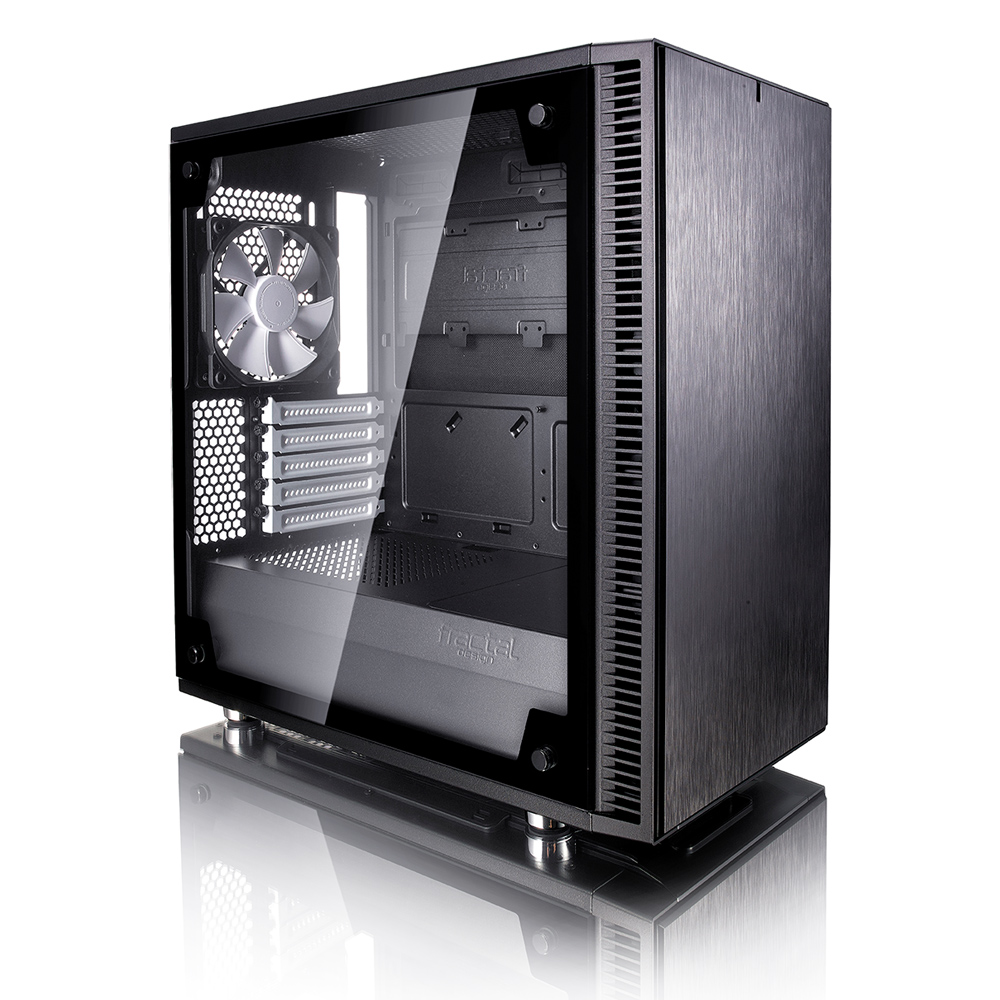 Fractal Design | Define Mini C TG | FD-CA-DEF-MINI-C-BK-TG | Side window | Left side panel - Tempered Glass | Black | Micro ATX | Power supply included No | ATX